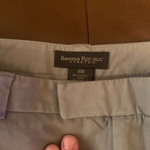 Banana Republic Womens Gray Stretch Dress Pants
